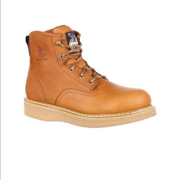 Georgia Boot Wedge Steel Toe Work Boot. Size 10 - Picture 1 of 9